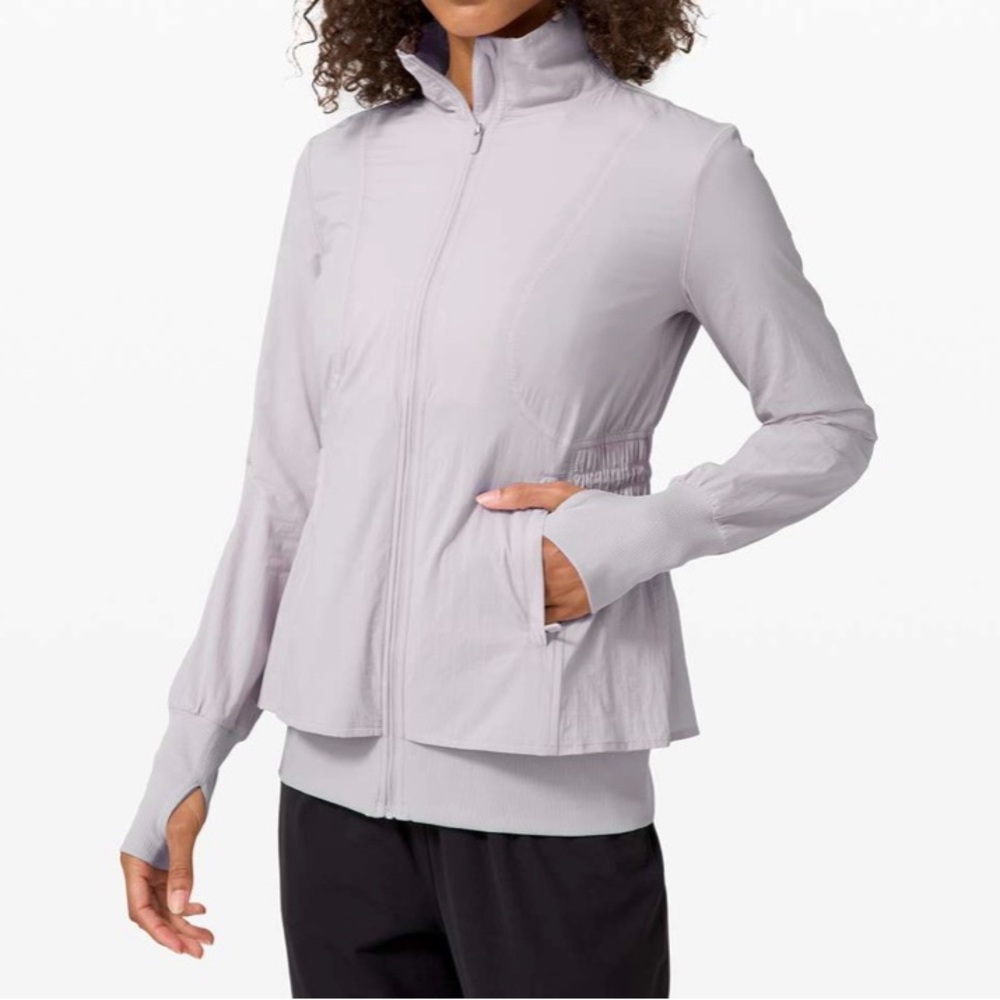 lululemon athletica Sights Seen Jacket Chrome-Size 6